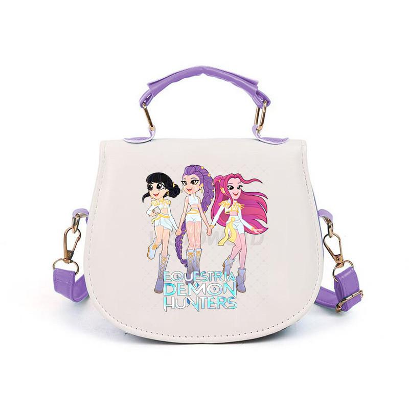 Girls Kpop Hunters Derpy Rumi Zoey Mira Printed Student Kids Casual Shoulder Crossbody Bags