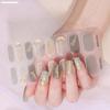 French Gel Manicure Stickers Hot Stamping Nail Polish Film Semi-cured Nail Stickers