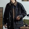 Trendy Vintage Loose Cowboy Coat for Men On Board Casual Clothing Denim Jackets Man