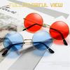 Retro Party Hippie Eyewear Round Sunglasses Metal Sunglasses Circle Glasses