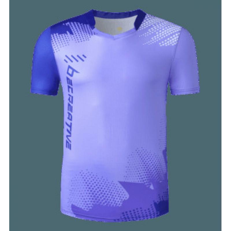 Quick-Dry Breathable Badminton Volleyball T-Shirt Unisex Sportswear Team Jersey Short Sleeve