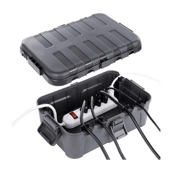 Очень большой уличный электрический ящик, устойчивый к погодным условиям, IP54, водонепроницаемый, многоцелевой, чехол для удлинителя, ящик для хранения