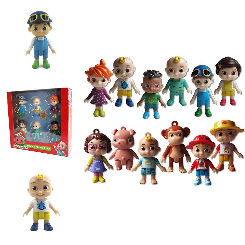 Detailed Cocomelon Jj Figure Play Set Miniatures Cake Topper Collectible Model