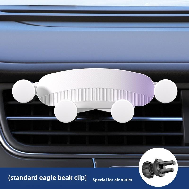 Car Mobile Phone Holder Car Navigation Bracket Out of Trend Anti-shake Snap-on Gravity Sensing Support Frame