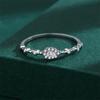 Ослепительные сверкающие обручальные кольца на палец, подлинные кольца из стерлингового серебра 925 пробы с прозрачным цирконом, изысканные женские модные украшения