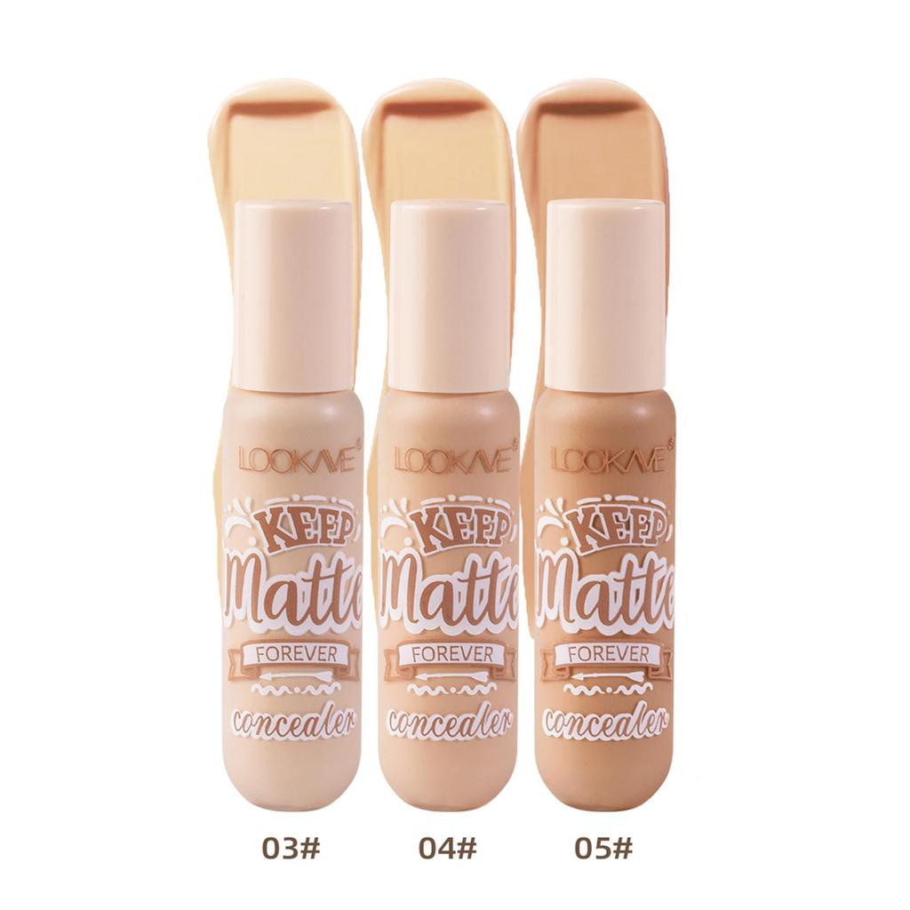 Concealer Waterproof Liquid Foundation Full Coverage Long Lasting Face Scars Acne Dark Circles Cover 8g