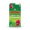 Twinings Зеленый чай с гранатом, 25 чайных пакетиков, Ярко-розовый фрукт со свежестью зеленого чая