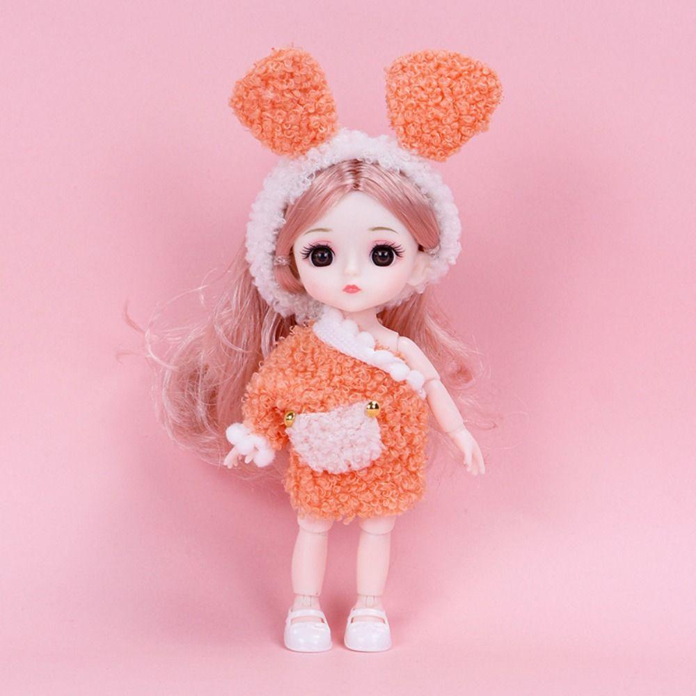 Кукла BJD 1/12 масштаба 16 см, фигурка 16 см, мини-кукла BJD 16 см, милая милая кукла BJD, подарки своими руками
