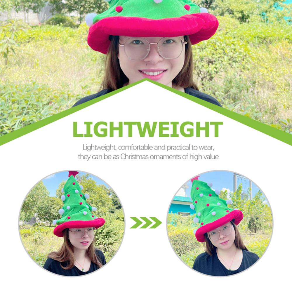 Шапка-елка для праздничных вечеринок, зимний аксессуар, рождественские украшения