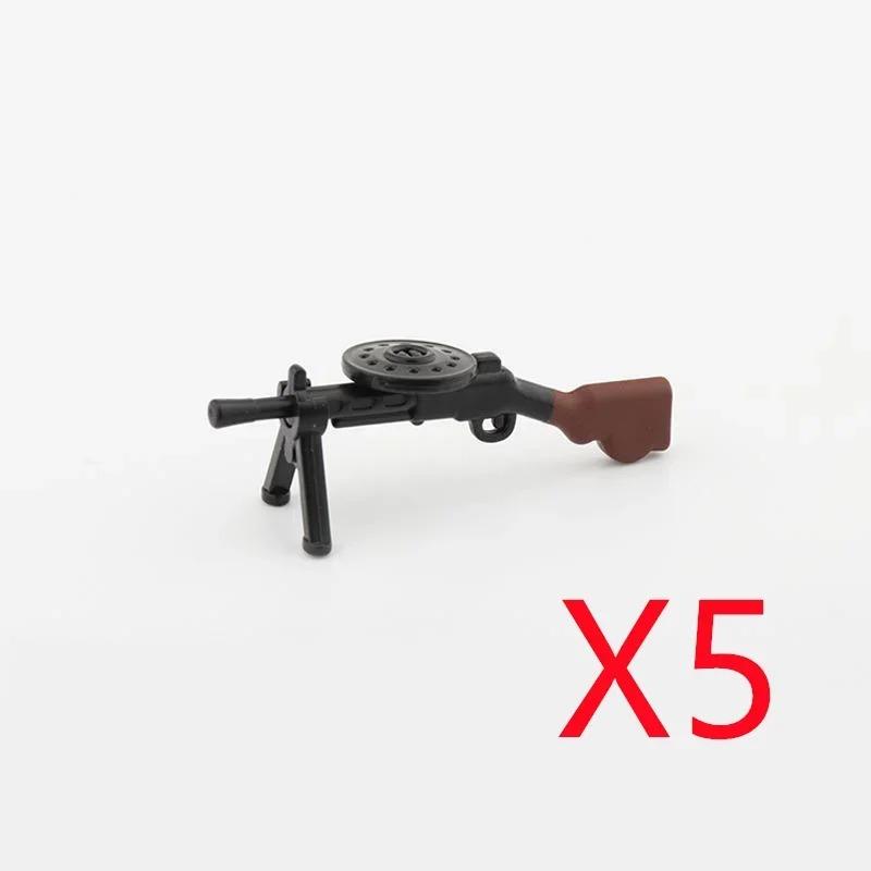 5 СМ Вторая мировая война Военные строительные блоки Американские Немецкие Советские Фигурки солдат Оружие Аксессуары Пистолеты Пистолет Снайперский ремень Мини-кирпичики MOC