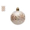 6Pcs/box Electroplated Christmas Tree Hanging Ball Embossed Christmas Ball Ornament  Navidad