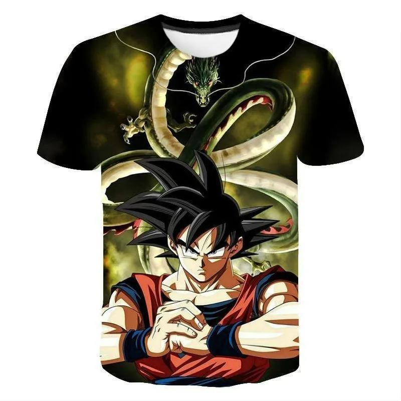 Новая футболка для косплея Dragon Ball Super Goku Super Saiyan God Мужская Женская 3D Печать Аниме Графическая Футболка Повседневные Топы с коротким рукавом Для фанатов