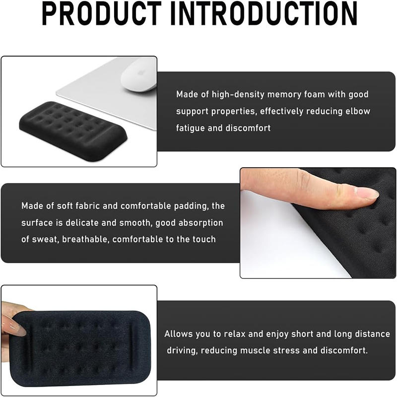 Wrist Mouse Keyboard Protection Rest Pad Massage Texture For PC Laptop Gaming Office Keyboard Mouse Stand Memory Cotton Rest