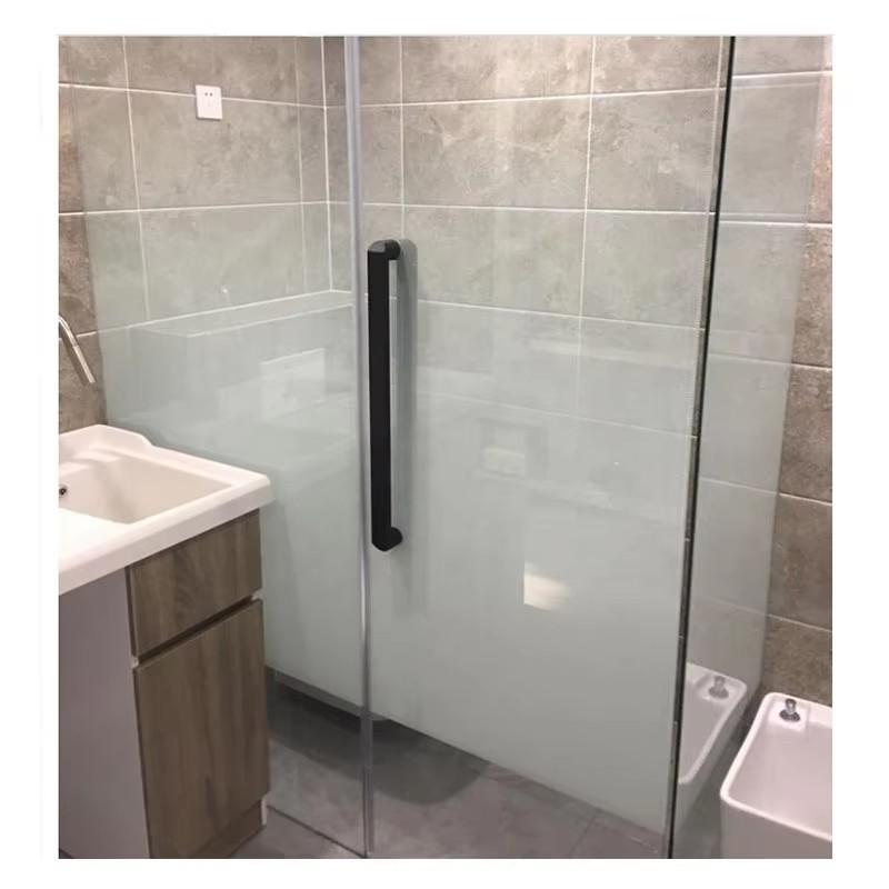 Самоклеящаяся белая матовая градиентная оконная пленка, полуприватная, профессиональная декоративная стеклянная пленка для дома и офиса