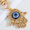Key Ring Holder Bag Pendant Evil Eye Keychain Buddha Hand Keychains Hamsa Hand Keyring Amulet