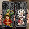Чехол для телефона аниме One Piece Луффи Зоро для Samsung Galaxy A54 A34 A36 A35 A53 A16 A15 A17 A52 A56 A55 A14 A23 A52S A72 A73