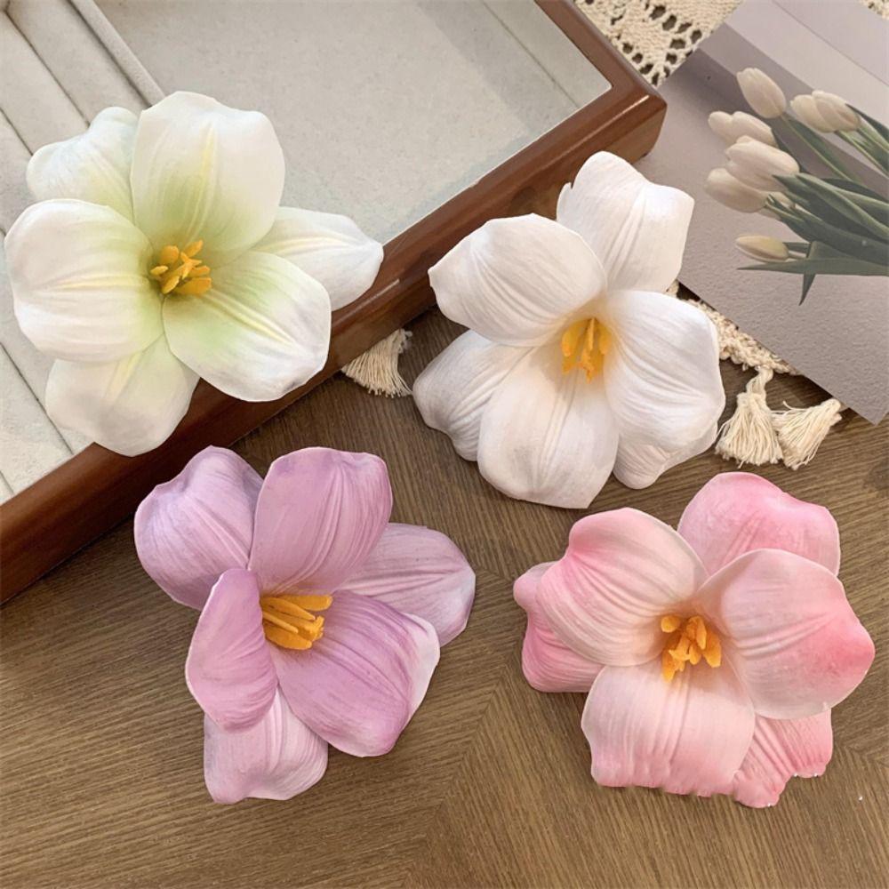 Korean Style Simulation Flower Hair Clip Bohemian Style Tulip Flower Hairpin Elegant Holiday