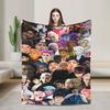Singer TTAEYANG  Blanket  Super Soft Comfortable Plush Throw Blanket For Couch Bed Camping Flannel Bedspread Bed Cover