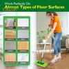4Pcs Mop Cover for Small Large Boards Elastic Trim Deep Cleaning Reusable Washable Mop Pads for Swiffer