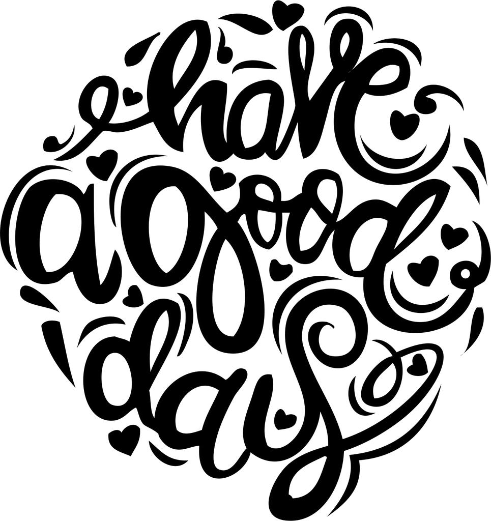 Printtoo Хорошего дня круглый деревянный резиновый штамп ремесло текстильные штампы Scrap-booking-2