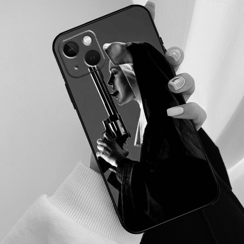 Чехол для телефона "Поцелуй сестры-монахини" для iPhone 17 Pro Max 14 13 12 11 15 16 Pro Max mini 16 15 Plus 16e 17 Air Cover