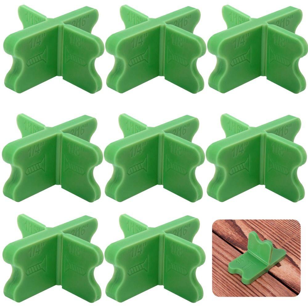 4Pcs Green Deck Spacer Tool 4 Thicknesses Deck Spacers Assorted For Pressure Treated Decking