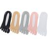 5Pairs Invisible Five Finger Boat Socks Ultra-thin Mesh Shallow Socks Split Toe Socks  Summer