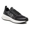 Emporio Armani EA7 Тканевые кроссовки для бега на шнуровке Прочные низкие спортивно-повседневные кроссовки Унисекс кроссовки Черные X8X125XK303N763