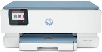 HP Цветной принтер HP ENVY Inspire 7221 Модель 2022 года Струйное многофункциональное устройство Связь со смартфоном Сканирование Беспроводная локальная сеть Автоматическая печать с сенсорным экраном