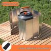 Портативный ветрозащитный экран для туристической плитки