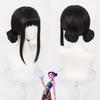 K-Pop Witch Hunter Group Zoe Cosplay  Wig Black  Heat Resistant Synthetic Cosplay Wig for Men