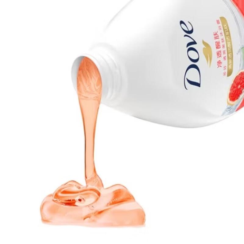 Dove Purifying & Refreshing Shower Gel & Body Scrub Set