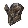 Женский strapless топ-бюстье Жаккардовый корсет Формирующее белье с косточками для вечерних вечеринок, клубной одежды