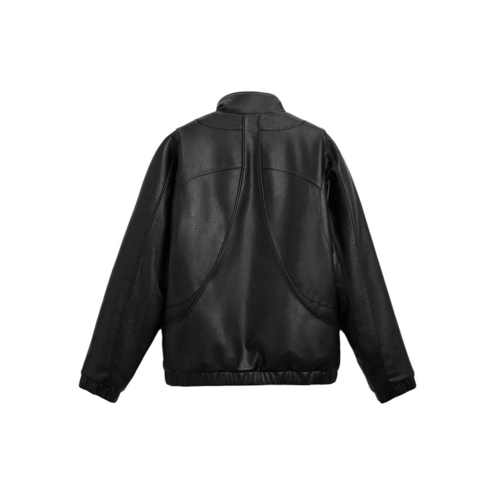 Zara Ss24 Year Of The Dragon Limited Edition Solid Color Stand Collar Zip Long Sleeve Jacket Men Jacket Black 8281550-800