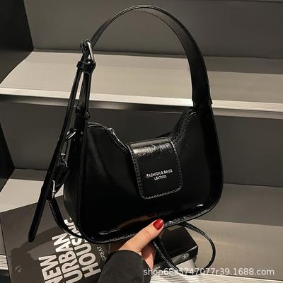 Простая сумка подмышку женская новая модная популярная текстурная нишевая сумка-багет модная универсальная одноплечевая сумка кроссбоди в форме полумесяца