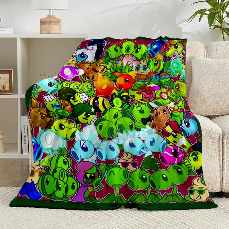 1PC Zombie Party Flannel Blanket Gift, Suitable for Both Men And Women, Soft Ideal for Beds And Sofa, Birthday Or Christmas Gift