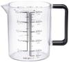 Pearl Metal Measuring Cup 500ml Dishwasher Safe BLACKS Japan-made Heat-resistant C-8622