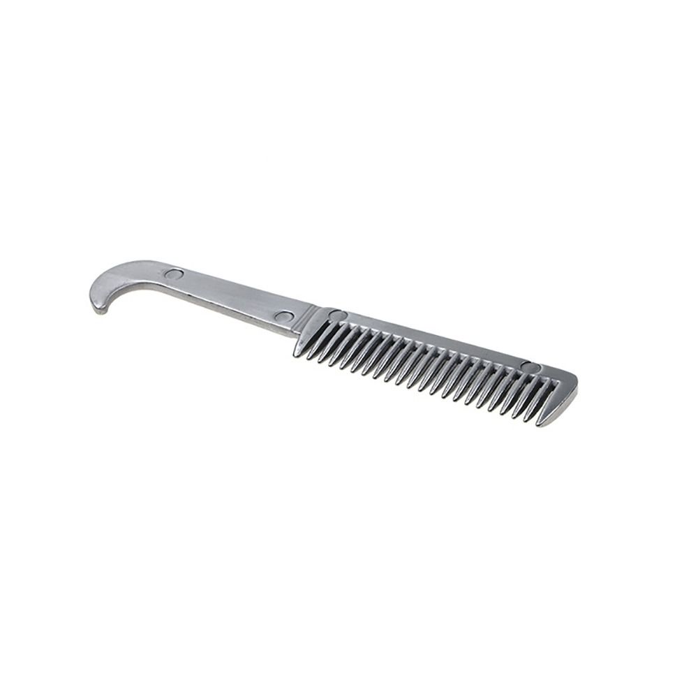 1Pcs Thickened Tooth Horse Grooming Brush Aluminum Alloy Bristle Riding Brush  Horse Cleaning Tool