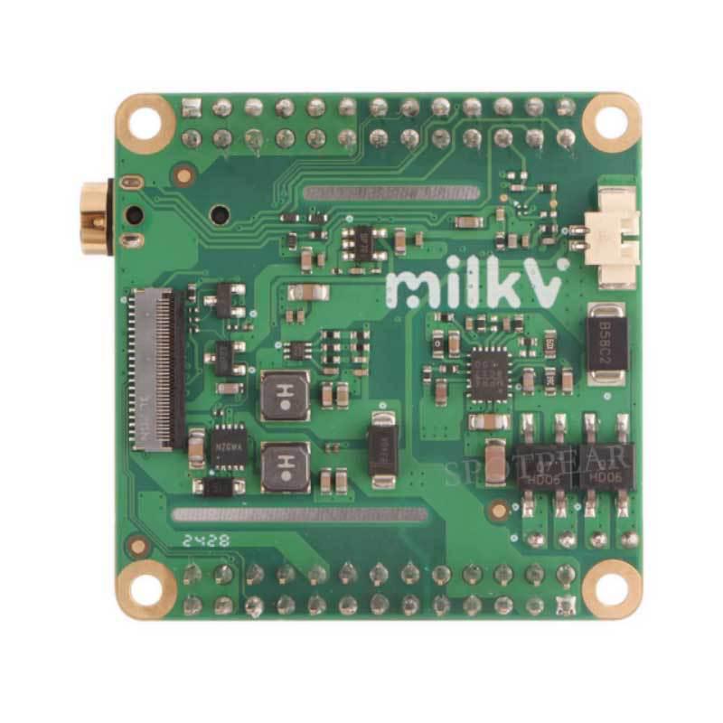 Milk-V Duo S PoE Expansion Board with MIPI DSI Display, Audio Output, and Microphone Input