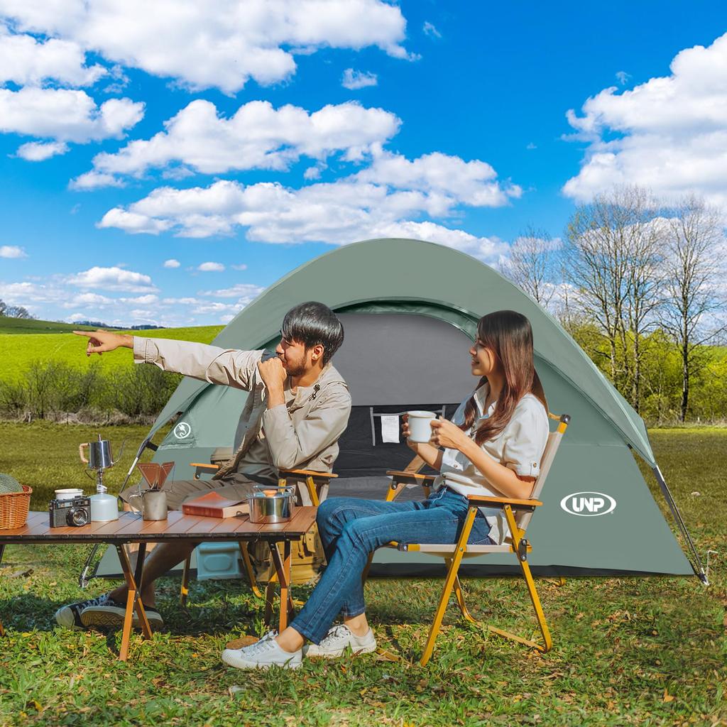 UNP Camping Solo Compact Dome for Cherry Blossom Emergency Fishing Tent, 2-Person Tent, Tent, 1-2 Person, Tent, Breathable, Windproof,