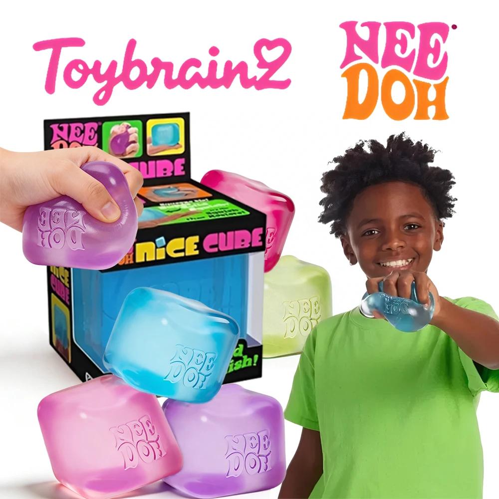 Needoh Nice Cube Сенсорный Снятие Стресса Игрушка-Фиджет для Тревоги и Концентрации Настольный Сенсорный Куб для Взрослых и Детей@