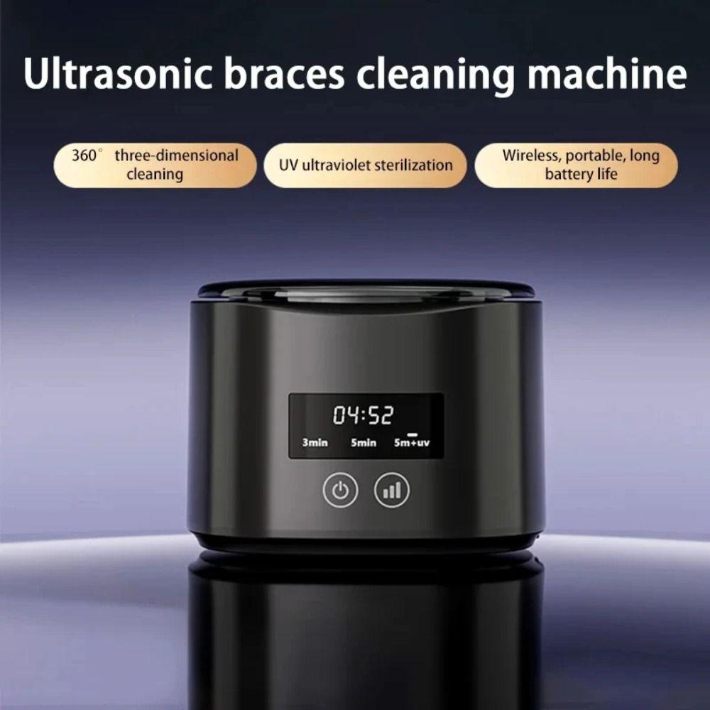 USB Electric Denture Cleaner 50 KHZ Dental Cleaner Case Cleaner Braces Cleaner Braces Cleaning