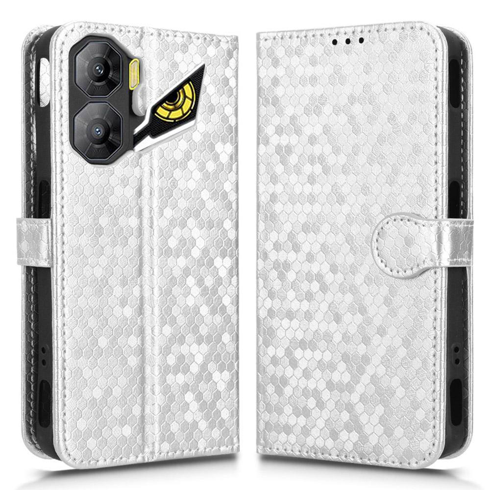 Чехол-кошелек для ZTE nubia Neo 3 5G, тисненый точечным узором, из искусственной кожи, чехол для телефона с ремешком на запястье