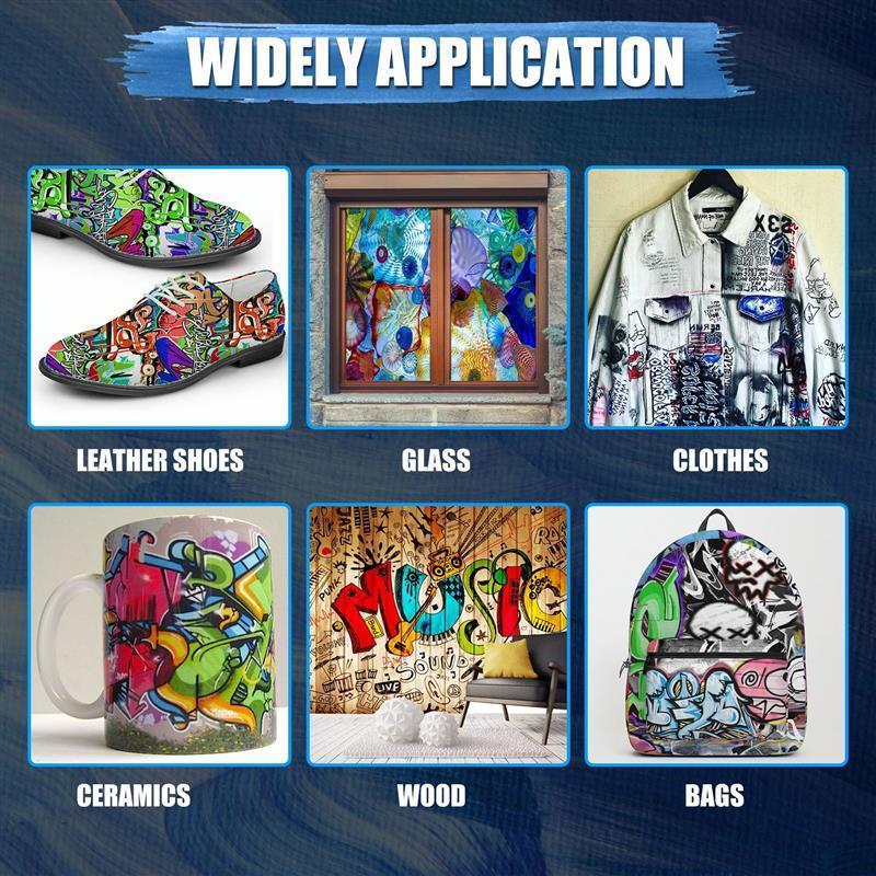 Высококачественная акриловая краска 30 мл/бутылка, цвета, краситель, краска для ткани, одежды, покраска кожи, пигментное граффити своими руками