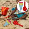 Sand Ice Cream Toys Beach Toy Kids Play Scoop Cone Mold Set Plastic Cones Molds Pretend Sandbox Playset Summer Cup Castle
