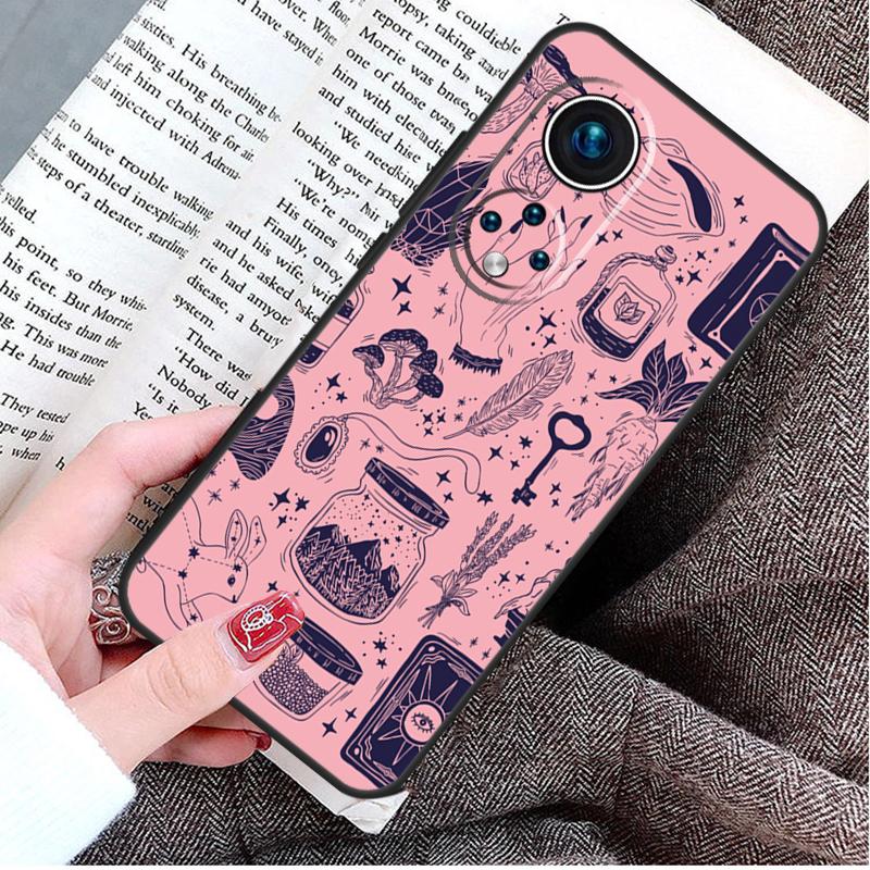 Girly Pastel Witch Goth Ouija Case For Honor 90 Lite 70 50 Magic 6 5 Pro Honor X8a X9a X6a X7a X8 X9 X8b X9b Back Cover