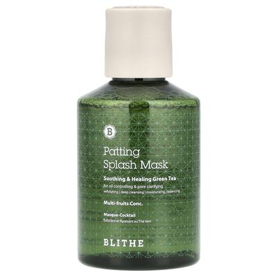 Маска Patting Splash Beauty, успокаивающий и лечебный зеленый чай, 150 мл (5,07 жидких унций)