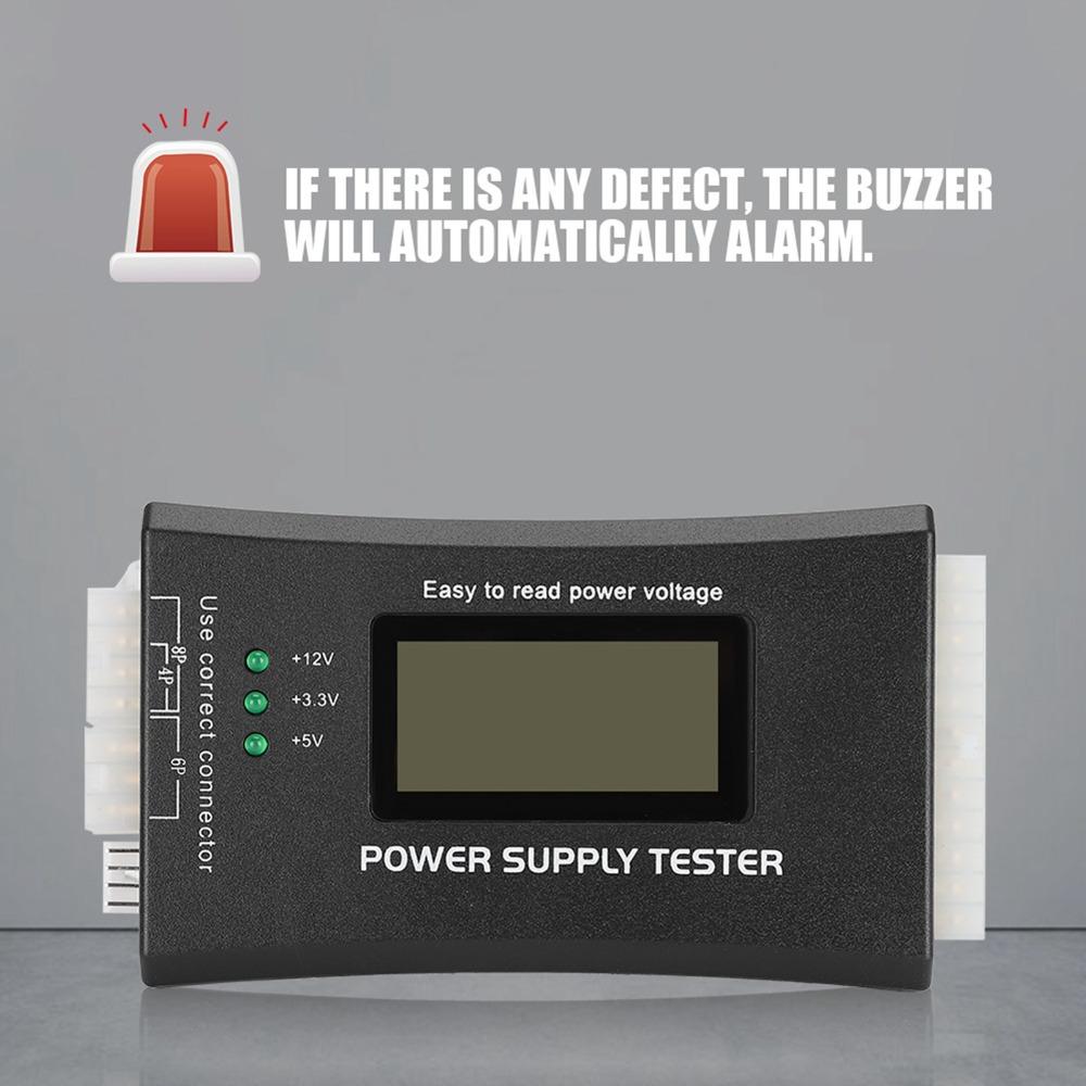 20/24 Pin Connector Computer PC Power Supply Tester Host Inspection Tool Power Supply Inspection