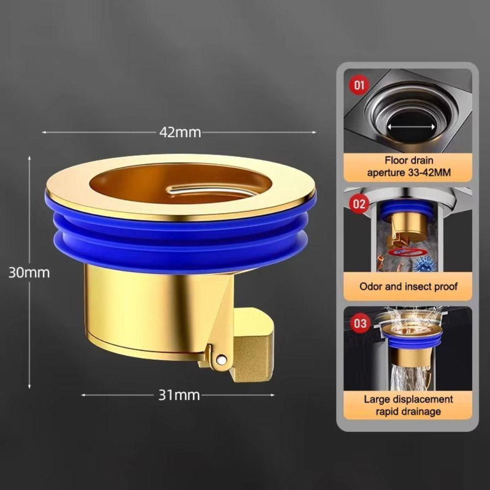 4pcs Anti-smell Floor Drainer Core Deodorant Plug Floor Strainer Drain Valve Sewer