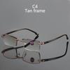 Ultralight Rimless Reading Glasses Women Men Business Anti-Blu-Ray Computer Reading Glasses Presbyopia Reader 1.5 Women